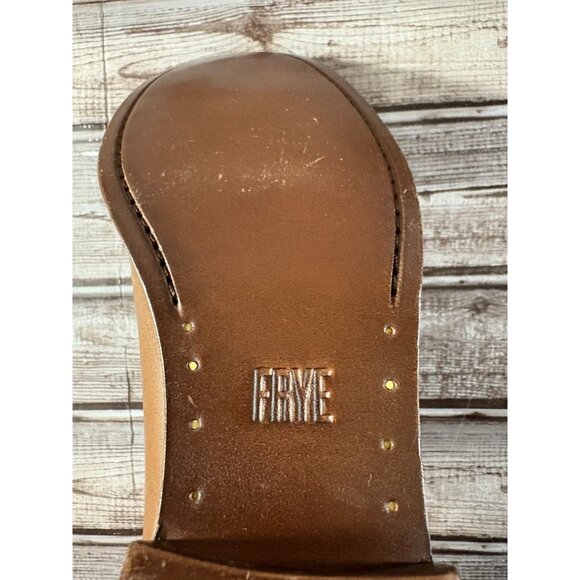 Frye Melissa Leather Riding Boots Shoes size 7.5 color brown brand new mspr $345 - Picture 8 of 9